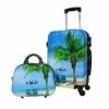 World Traveler Palm Tree Hardside 2-Piece Carry-On Spinner Luggage Set, One_Size -LUGGAGE FACTORY Sales 41GDOHXhAML