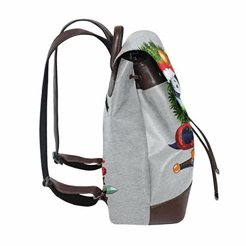 Adventure Christmas Time Wreath Marceline Cartoon Network Fashion Design Leather Backpack For Women Men College School Bookbag Weekend Travel Daypack 5 Adventure Christmas Time Wreath Marceline Cartoon Network Fashion Design Leather Backpack For Women Men College School Bookbag Weekend Travel Daypack - Image 3