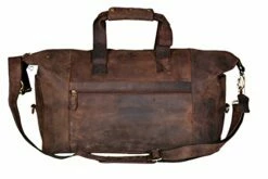 Leather Travel Duffel Bag Overnight Weekend Luggage Carry On Airplane Underseat -LUGGAGE FACTORY Sales 41HJ5CfiPpL