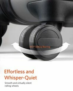 NINETYGO Carry On Luggage 22x14x9 With Spinner Wheels, Hardside Carry On Suitcase With Front Pocket Lock Cover, Super Convenient & Lightweight For Business Travel (20") -LUGGAGE FACTORY Sales 41Hp 6wkFIL