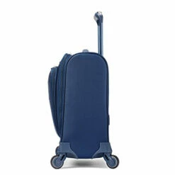 Samsonite Flexis Underseat Carry On Luggage With Spinner Wheels, Carbon Blue -LUGGAGE FACTORY Sales 41J6jVOnnvL