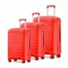 JOYWAY 3 Pcs Luggage Set Hardside Lightweight Spinner Suitcase With TSA Lock… (red) -LUGGAGE FACTORY Sales 41Jfgj4VryS