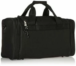 Rockland Duffel Bag, Black, 18.5 In X 10.5 In X 8.5 In -LUGGAGE FACTORY Sales 41KjTgbmPfL