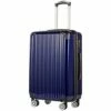 Coolife Luggage Expandable(only 28") Suitcase PC+ABS Spinner 20in 24in 28in Carry On (navy New, L(28in)) -LUGGAGE FACTORY Sales 41MjktaWI6L 4c7452e1 4927 49bd 86bb eccc99919414