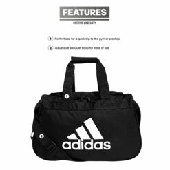 Adidas Unisex Diablo Small Duffel Bag, Black, Small 13 Adidas Unisex Diablo Small Duffel Bag, Black, Small -LUGGAGE FACTORY Sales 41OssEQplWS