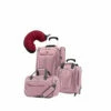 Travelpro Maxlite 5 | 4-PC Set | Soft Tote, Underseater & Int'l Carry-On Rollaboard With Travel Pillow (Dusty Rose) -LUGGAGE FACTORY Sales 41Q 2Bzx9VQTL