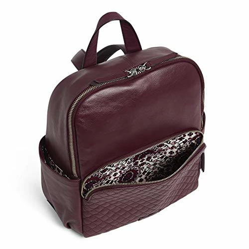 Vera Bradley Leather Carryall Backpack, Mulled Wine 5 Vera Bradley Leather Carryall Backpack, Mulled Wine - Image 3