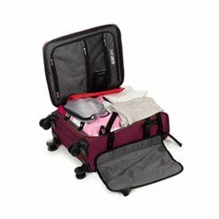 Cloe Carry-On 20 Inch Luggage With 360º-spinner Wheels In Burgundy Red Color 19 Cloe Carry-On 20 Inch Luggage With 360º-spinner Wheels In Burgundy Red Color -LUGGAGE FACTORY Sales 41UqVpXnLYL