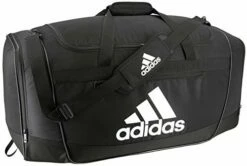 Adidas Defender III Medium Duffel Bag, Black/White -LUGGAGE FACTORY Sales 41WH78JgPLL