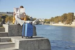 DELSEY Paris Comete 2.0 Hardside Expandable Luggage With Spinner Wheels, Purple, Carry-on 21 Inch -LUGGAGE FACTORY Sales 41WiKTg 64L ef4b5cce 9b1e 4791 b78c 39eb815343ea