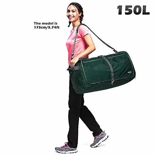 Gonex 150L Travel Duffel Bag Foldable Extra Large Duffle Bag XL Heavy Duty For Men Women For Luggage Shopping Blackish Green 5 Gonex 150L Travel Duffel Bag Foldable Extra Large Duffle Bag XL Heavy Duty For Men Women For Luggage Shopping Blackish Green - Image 3