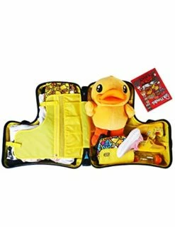 AO WEI LA OW Cute Unisex Kids Ride On Suitcase Travel Trolley Case Spinner Carry On Luggage With Wheels Suggest Fits To Kids Aged 3-6 Years Old(Yellow/01, 20 Inch) -LUGGAGE FACTORY Sales 41YoxHM2AML