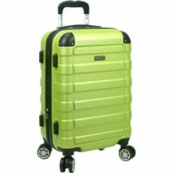 Dejuno Tahoma Lightweight 3-Piece Hardside Spinner Luggage Set, Navy, One Size -LUGGAGE FACTORY Sales 41ZP4ZZd TL