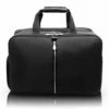 McKleinUSA Avondale, 1680D Ballistic Nylon With Leather Trim, 22" Nylon, Triple Compartment, Carry-All, Travel, Laptop Duffel, Black (78905) -LUGGAGE FACTORY Sales 41 80VERVxL