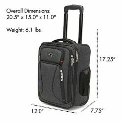 High Sierra Endeavor Wheeled Underseat Carry-On, Mercury Heather, One Size 9 High Sierra Endeavor Wheeled Underseat Carry-On, Mercury Heather, One Size -LUGGAGE FACTORY Sales 41a0BNpKyJL
