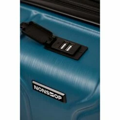 NONSTOP Luggage Expandable Spinner Wheels Hard Side Shell Travel Suitcase Set 3 Piece Lightweight With TSA Lock And Double USB Port, NEW YORK Collection (Teal, 3-Piece Set (20/24/28) W/Power Bank) -LUGGAGE FACTORY Sales 41aFjLWgZeL