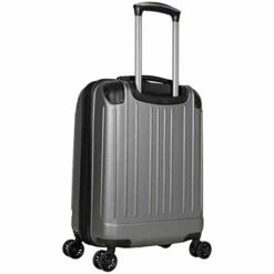 Kenneth Cole Reaction Flying Axis Collection Lightweight Hardside Expandable 8-Wheel Spinner Luggage, Silver, 20-Inch Carry On -LUGGAGE FACTORY Sales 41anXGkbMXL