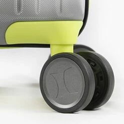 Hurley Suki Hardside Spinner Carry On Luggage 21", Light Grey/Neon -LUGGAGE FACTORY Sales 41ayJ0KeMAS d5db17c9 31c5 4c35 822c 758d1b059d5b