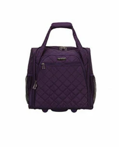 Rockland Melrose Upright Wheeled Underseater Carry-On Luggage, Purple, 16-Inch 17 Rockland Melrose Upright Wheeled Underseater Carry-On Luggage, Purple, 16-Inch -LUGGAGE FACTORY Sales 41dUwjQoC8L