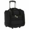 Travelers Club Business Class 16-Inch Under The Seat Carry-On Luggage, Executive Black