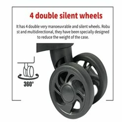 3 Piece Set Luggage Sets Women Men Teens Travel Suitcase With Lightweight TSA Lock Spinner, Home Outdoor Carry On Luggage With 4 Double Silent Wheels Adjustable Handle 20in 24in 28in, Gray 17 3 Piece Set Luggage Sets Women Men Teens Travel Suitcase With Lightweight TSA Lock Spinner, Home Outdoor Carry On Luggage With 4 Double Silent Wheels Adjustable Handle 20in 24in 28in, Gray -LUGGAGE FACTORY Sales 41fjwyHdKuS