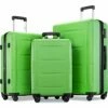 Merax Luggage Set With TSA Lock, All Expandable 3 Piece Hardshell Lightweight Suitcase Set 20inch 24inch 28inch (Apple Green) -LUGGAGE FACTORY Sales 41gMDsWnCPL