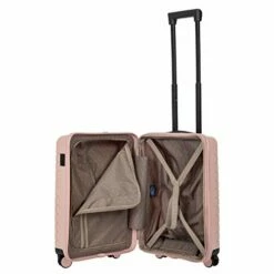 Bric's B|Y Ulisse Spinner Suitcase - 21 Inch Carry-On Luggage - Hard Exterior And TSA-Approved Lock - Pearl Pink -LUGGAGE FACTORY Sales 41gpqiTA1eL