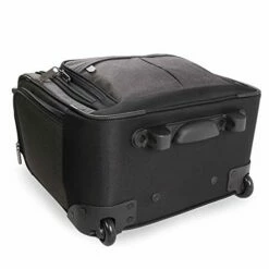 ORIGINAL PENGUIN Men's Ethan Wheeled Under The Seat Carry On Bag, Black Crosshatch -LUGGAGE FACTORY Sales 41jKp04253L