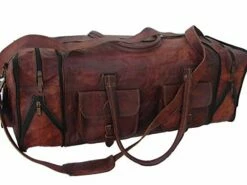 Handmade Vintage Travel Luggage 30 Inch Duffel Gym Sports Bag Weekender Travel Overnight Carry One Duffel Bag For Men -LUGGAGE FACTORY Sales 41jtmWGBGpL