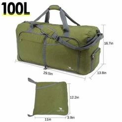 CAMEL CROWN 100L Extra Large Duffle Bag Travel Bag Lightweight Foldable Luggage For Outdoor Camping -LUGGAGE FACTORY Sales 41lPcu0eiUL