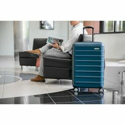 Samsonite Omni 2 Hardside Expandable Luggage With Spinner Wheels, Nova Teal, Carry-On 20-Inch -LUGGAGE FACTORY Sales 41m7UPyNWRL ce8bb31a 62dc 48cc b084 584e94b75e4f