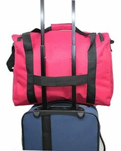 Boardingblue Under Seat 18" Duffel Bag Personal Item For Spirit & Frontier Airlines + Bonus.(Red -LUGGAGE FACTORY Sales 41mnyHJCjVL