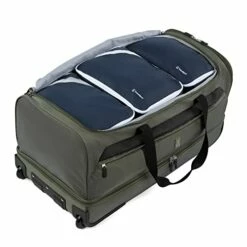 Travelpro Roadtrip 30" Drop-Bottom Rolling Duffel With 3 Large Packing Cubes Included, Olive -LUGGAGE FACTORY Sales 41p 9SNCJwL