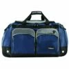 Travelers Club Adventure Travel Duffel Bag, Navy Blue/Grey, 28 Inch -LUGGAGE FACTORY Sales 41qG1jnfouL