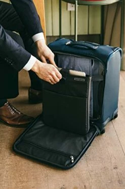 Samsonite Lineate Underseat Carry On Boarding Bag With Spinner Wheels, Evening Teal -LUGGAGE FACTORY Sales 41qcOZ 2BptGL