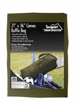 Texsport Top Load Canvas Duffle Duffel Travel Bag, Olive Drab, Giant -LUGGAGE FACTORY Sales 41rzHCUF5kL