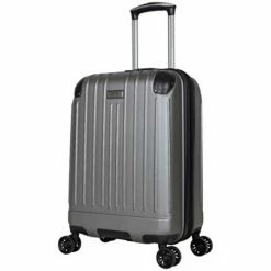Kenneth Cole Reaction Flying Axis Collection Lightweight Hardside Expandable 8-Wheel Spinner Luggage, Silver, 20-Inch Carry On -LUGGAGE FACTORY Sales 41scGtcjHrL