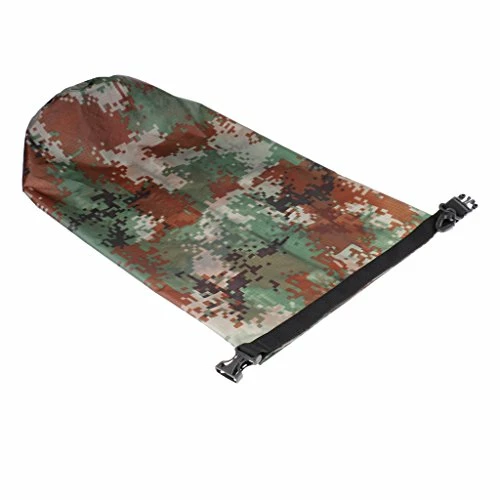 Dovewill 5L 10L 20L Outdoor Rafting Stuff Sack Dry Bag Pouch Roll Top Waterproof Duffel Dry Gear Bag For Kayaking Canoeing Camping - Digital Camo, 20L 5 Dovewill 5L 10L 20L Outdoor Rafting Stuff Sack Dry Bag Pouch Roll Top Waterproof Duffel Dry Gear Bag For Kayaking Canoeing Camping - Digital Camo, 20L - Image 3