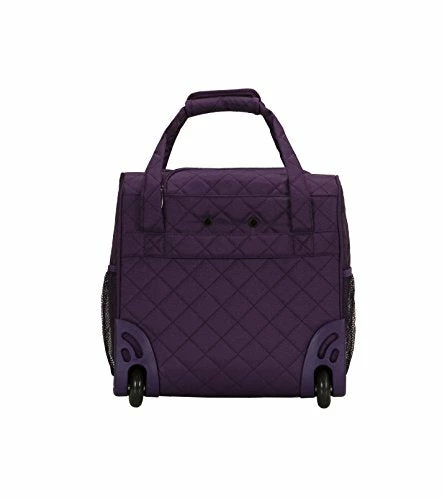 Rockland Melrose Upright Wheeled Underseater Carry-On Luggage, Purple, 16-Inch 8 Rockland Melrose Upright Wheeled Underseater Carry-On Luggage, Purple, 16-Inch - Image 6