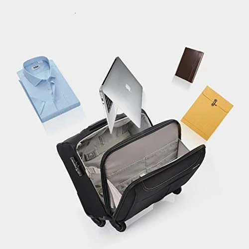 ZH Carry-On Luggage Business Travel Wheeled Rolling Laptop PC Tablet Computer Trolley Backpack, Suitcase Hand Luggage Cabin Approved Bag Lightweight For Trave Men Women 11 ZH Carry-On Luggage Business Travel Wheeled Rolling Laptop PC Tablet Computer Trolley Backpack, Suitcase Hand Luggage Cabin Approved Bag Lightweight For Trave Men Women - Image 9