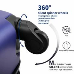 Sandinrayli Luggage Set, Lightweight & Durable Travel Suitcase With Spinner Wheels, 20” 24” 28” Hardside Spinner Set -LUGGAGE FACTORY Sales 41vDNPVMkFL