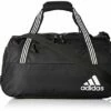 Adidas Women's Squad Duffel Bag, Black/White, One Size -LUGGAGE FACTORY Sales 41vaLRN053L