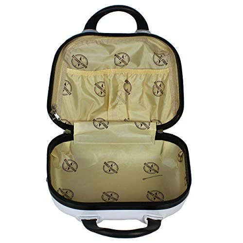 World Traveler Black And White Butterfly 2-Piece Carry-on Spinner Luggage Set 4 World Traveler Black And White Butterfly 2-Piece Carry-on Spinner Luggage Set - Image 2