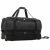Travelers Club Pinnacle Travel Rolling Duffel Bag, Dark Grey, Checked-Large 30-Inch -LUGGAGE FACTORY Sales 41wf2vKGWyL