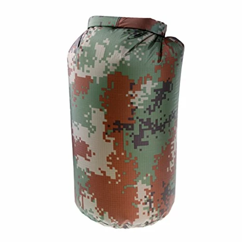 Dovewill 5L 10L 20L Outdoor Rafting Stuff Sack Dry Bag Pouch Roll Top Waterproof Duffel Dry Gear Bag For Kayaking Canoeing Camping - Digital Camo, 20L 7 Dovewill 5L 10L 20L Outdoor Rafting Stuff Sack Dry Bag Pouch Roll Top Waterproof Duffel Dry Gear Bag For Kayaking Canoeing Camping - Digital Camo, 20L - Image 5