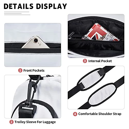 Anime Sai-lor Mo-on Sports Gym Bag With Wet Pocket & Shoes Compartment, Travel Duffel Bag Workout Bag For Men And Women 5 Anime Sai-lor Mo-on Sports Gym Bag With Wet Pocket & Shoes Compartment, Travel Duffel Bag Workout Bag For Men And Women - Image 3