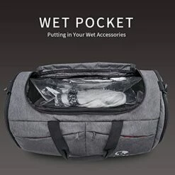 Canway Sports Gym Bag, Travel Duffel Bag With Wet Pocket & Shoes Compartment for Men Women, 45L, Lightweight 14 Canway Sports Gym Bag, Travel Duffel Bag With Wet Pocket & Shoes Compartment for Men Women, 45L, Lightweight -LUGGAGE FACTORY Sales 514zuhHBVjS