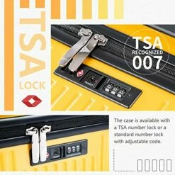 Coolife Luggage 3 Piece Sets PC+ABS Spinner Suitcase Carry On Fashion (Dark Green, One_Size) 14 Coolife Luggage 3 Piece Sets PC+ABS Spinner Suitcase Carry On Fashion (Dark Green, One_Size) -LUGGAGE FACTORY Sales 515A OH0kML