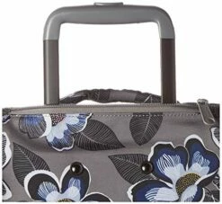 Vera Bradley Recycled Lighten Up Reactive XL Foldable Rolling Duffle Luggage, Blooms Shower -LUGGAGE FACTORY Sales 515G2aqvOcL