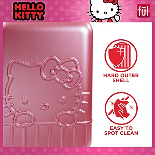 Ful Hello Kitty 21 Inch Rolling Luggage, Hardshell Carry On Suitcase With Wheels, Pink (HKFL0002AZ-650) 6 Ful Hello Kitty 21 Inch Rolling Luggage, Hardshell Carry On Suitcase With Wheels, Pink (HKFL0002AZ-650) - Image 4